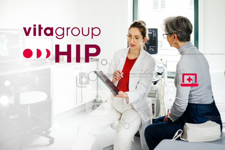 Doctor discusses healthcare with patient on tablet